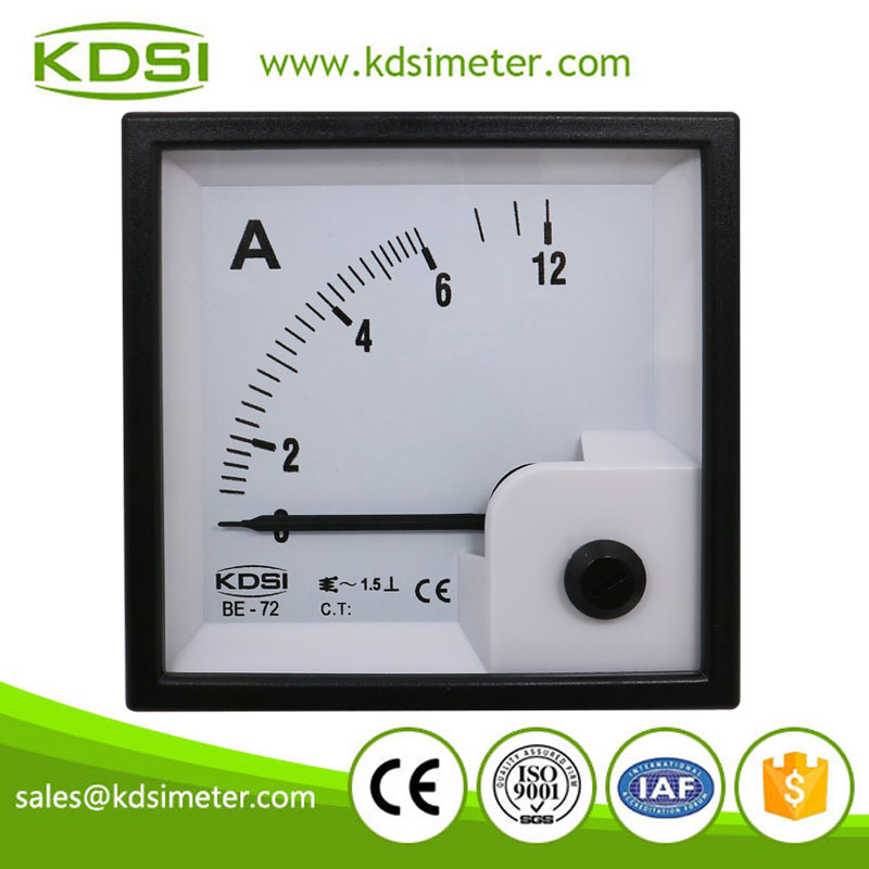 BE-72 AC6A analog ammeter