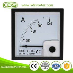 20 years Professional Manufacturer BE-80 AC600/5A panel current ac amp meter
