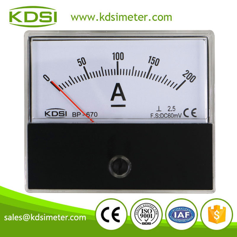 BP-670 DC60mV 200A ammeter