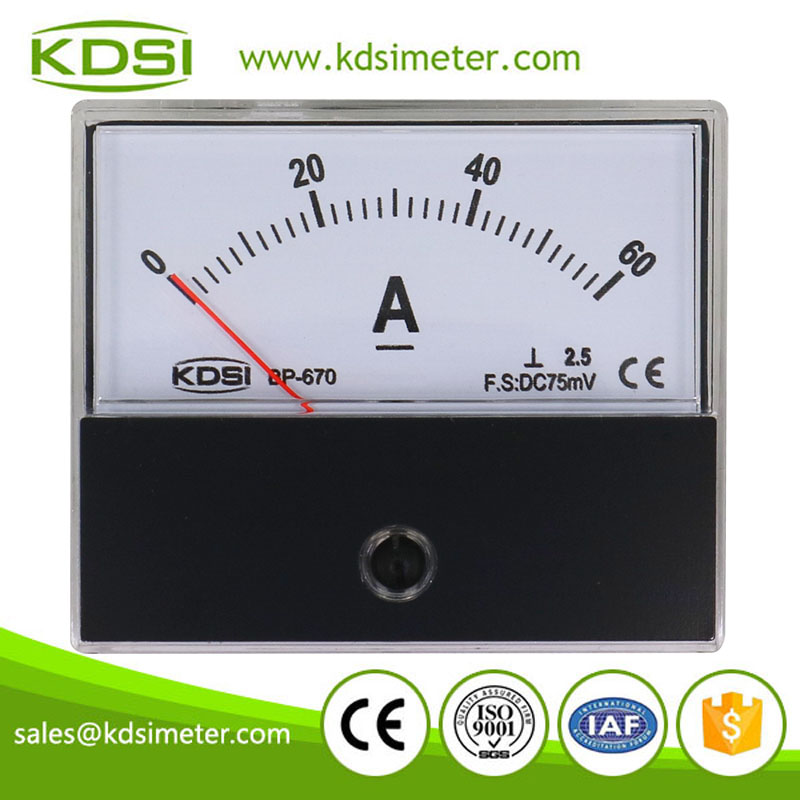 BP-670 DC75mV 60A ammeter