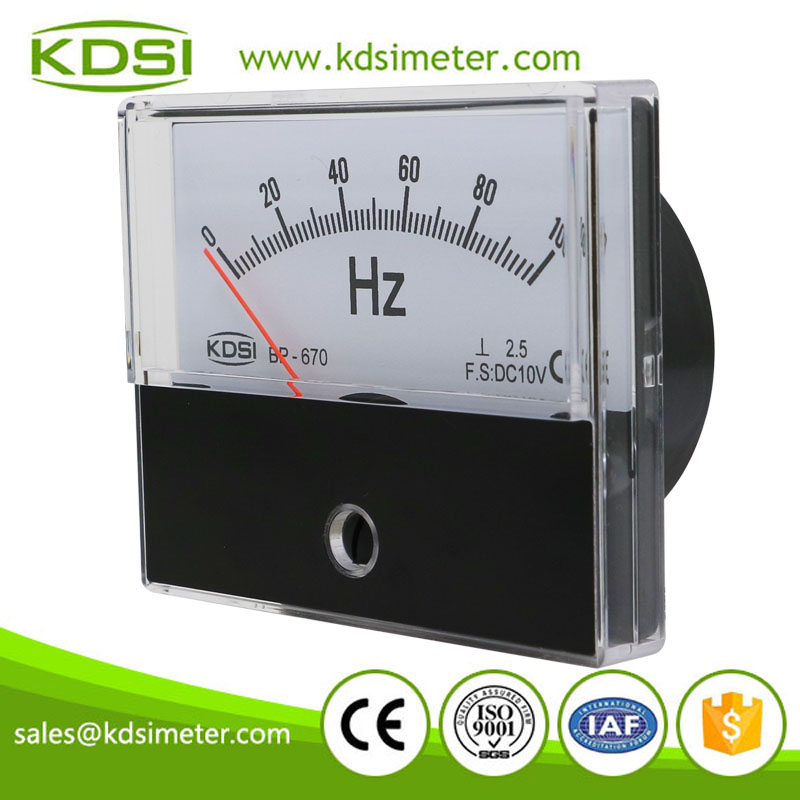 High quality BP-670 DC10V 100Hz mini voltage Hz electrical frequency meter