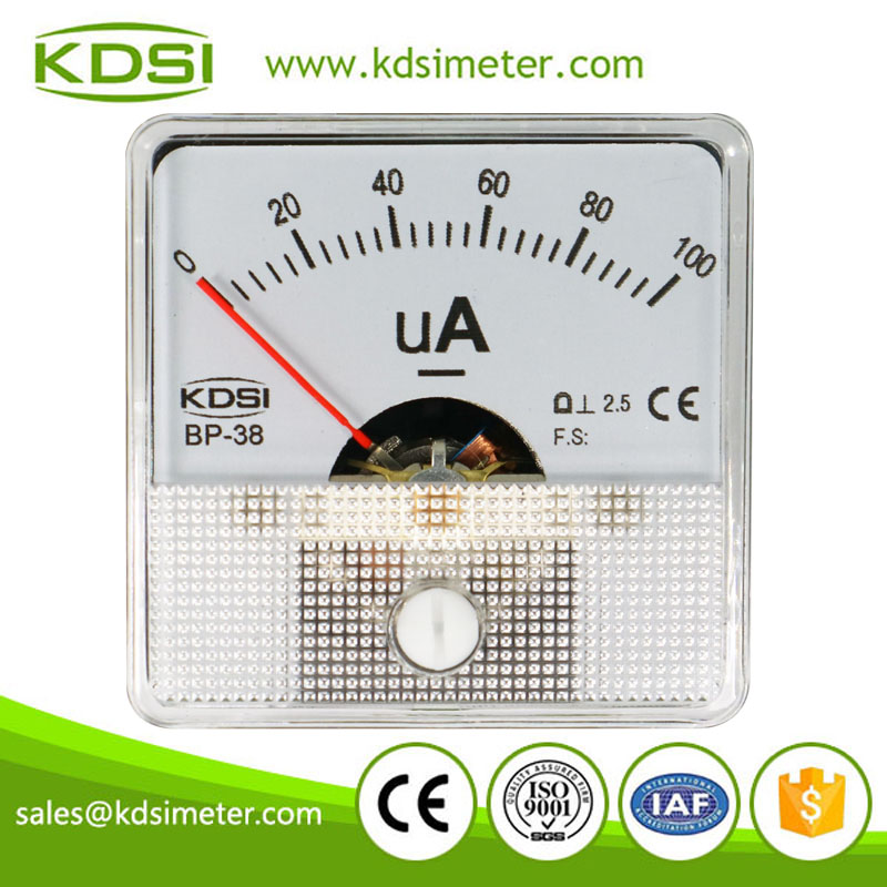 BP-38 DC100uA panel microammeter