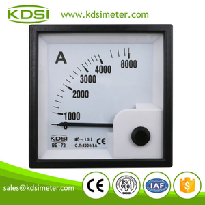 Factory direct sales BE-72 72*72 AC Ammeter AC4000/5A analog ac panel mount amp meter