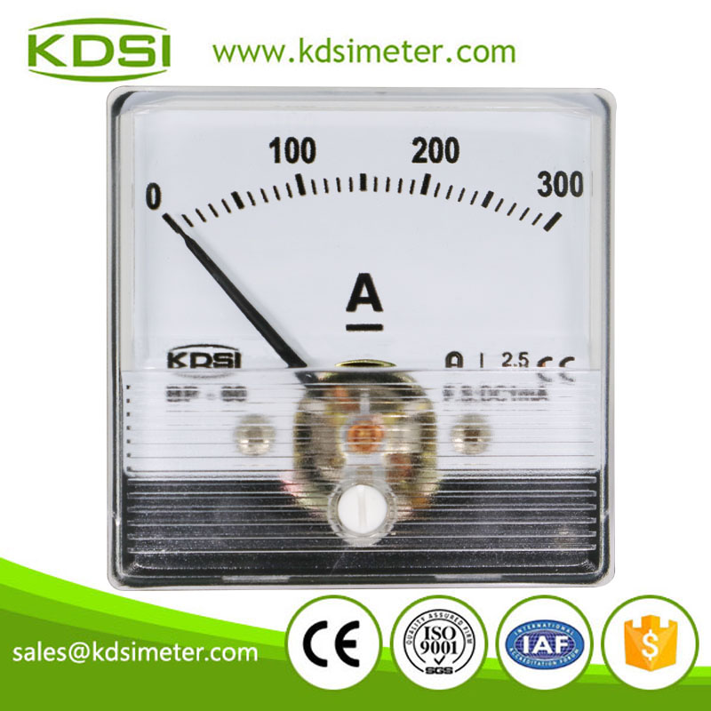 CE Approved BP-60N DC1mA 300A analog panel mount ammeter