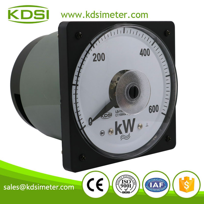High quality professional LS-110 3P3W 600KW 1000/5A 380/100V volt amp analog panel portable watt meter