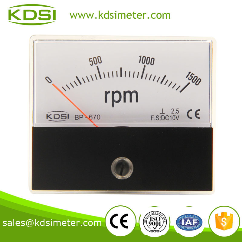 BP-670 RPM meter DC10V 1500RPM taiwan technology panel meter,tachometer