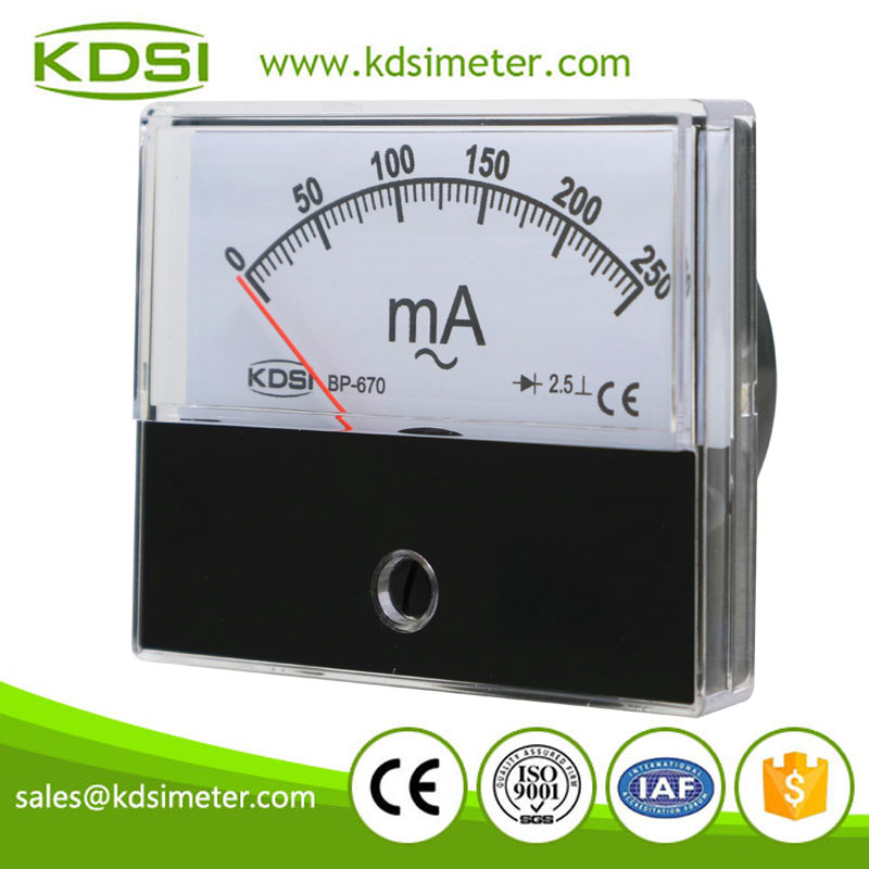 BP-670 AC250mA rectifier milliammeter-2