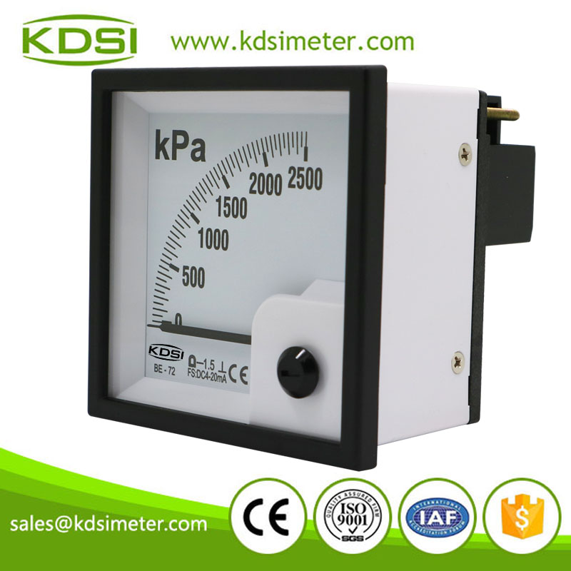 BE-72 DC4-20mA 2500kpa panel meter-2