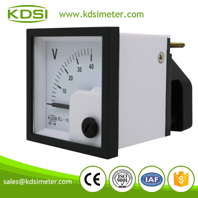 20 years Professional Manufacturer BE-48 DC40V analog dc panel voltage meter