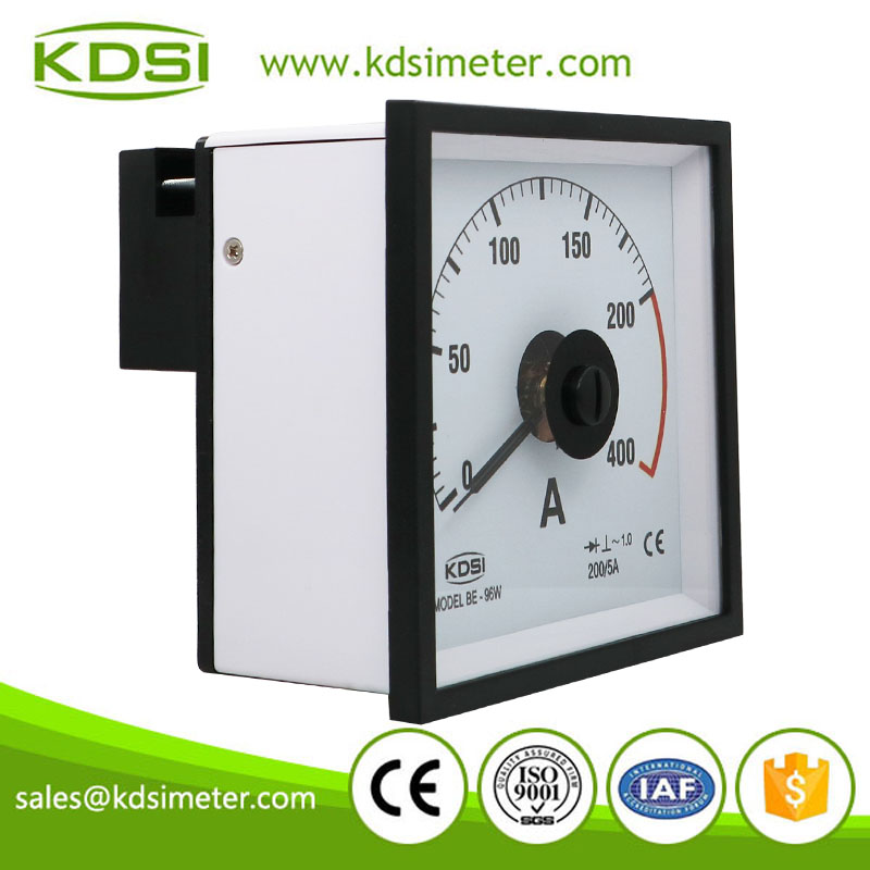 High quality professional BE-96W AC200/5A 2times marine analog amp current panel meter