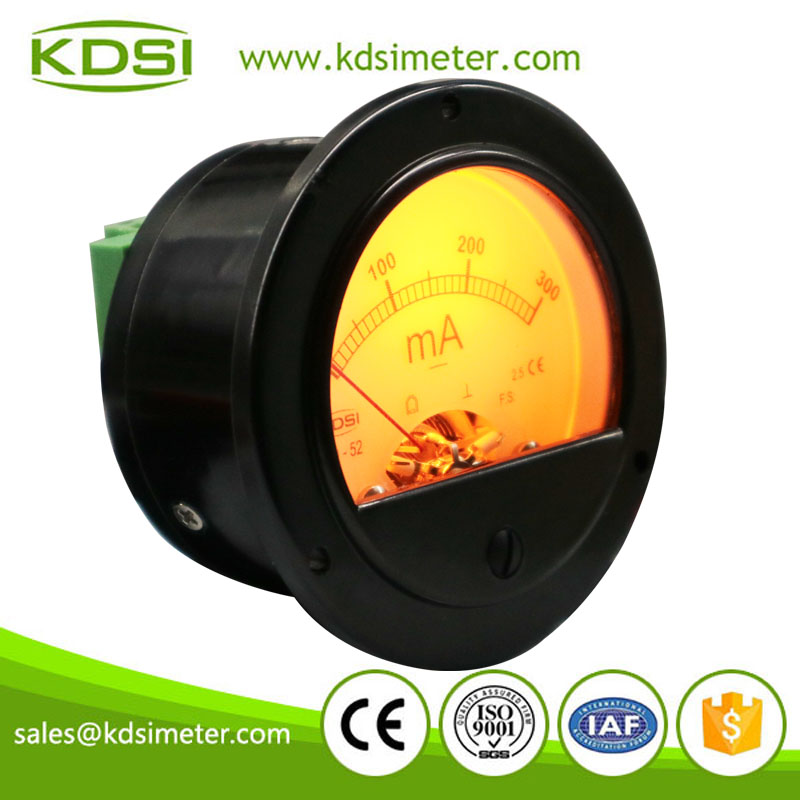 BO-52 DC300mA backlighting milliammeter-1