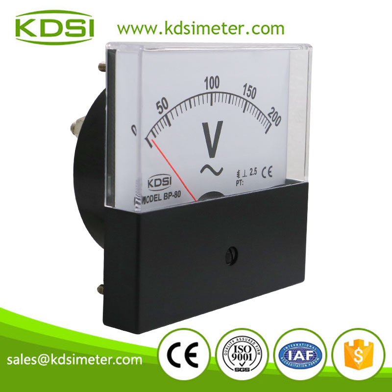 BP-80 AC200V black cover voltmeter-1