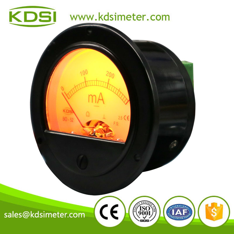 BO-52 DC300mA backlighting milliammeter-2