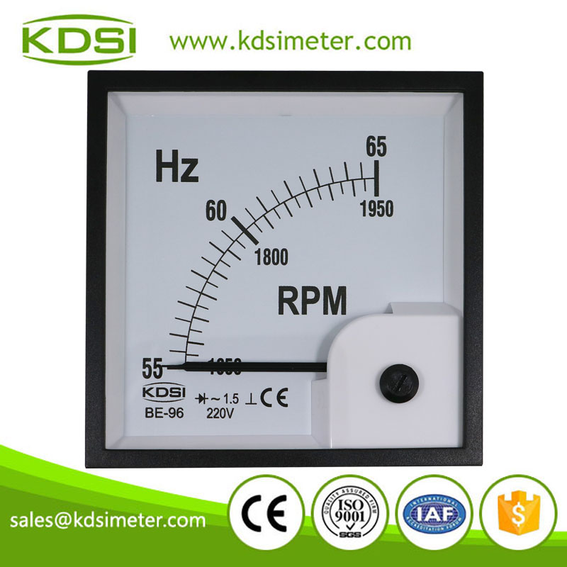 BE-96 55-65Hz rpm 220V panel meter