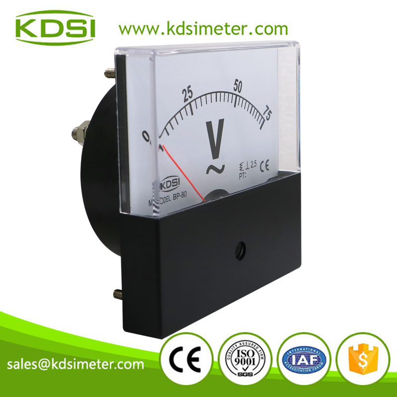 BP-80 AC75V black cover voltmeter-1