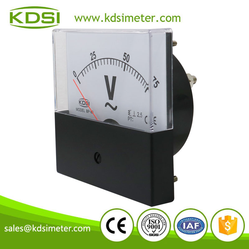 BP-80 AC75V black cover voltmeter-2