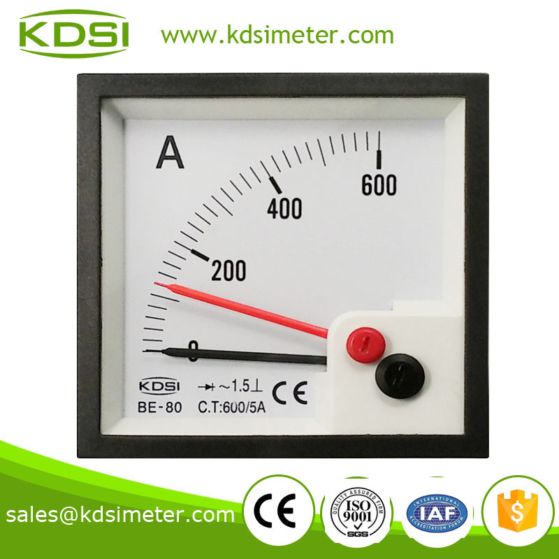 BE-80 AC600-5A with red pointer