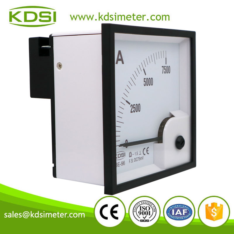 CE Approved BE96 DC75mV 7500A dc analog panel price of ammeters Buy