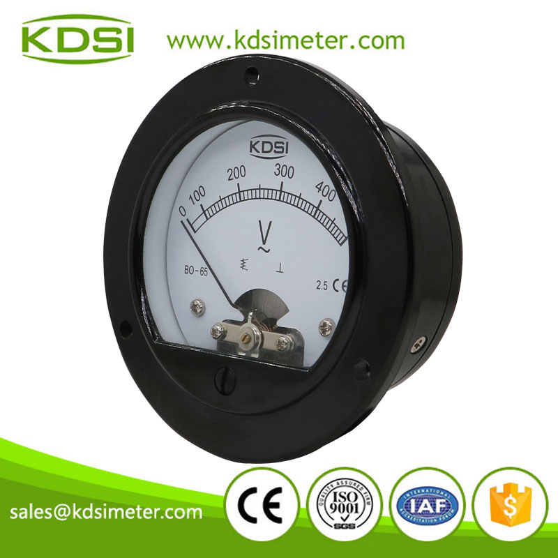 New Hot Sale Smart BO-65 AC500V analog round panel volt meter