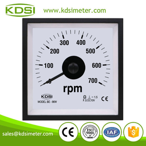 High quality BE-96W DC10V 700rpm wide angle dc analog panel electric motor rpm meter