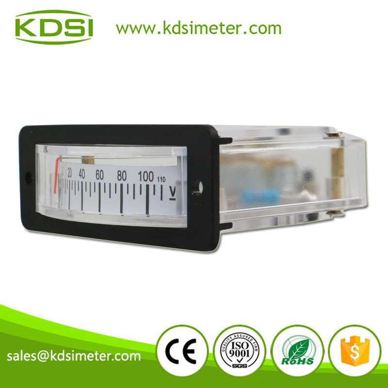 Factory Direct Sales BP-15 DC110V Analog Thin Edgewise Panel Voltage Meter