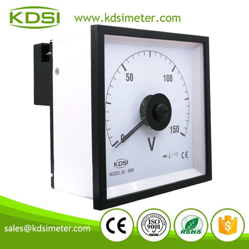 High Quality BE-96W AC150V Wide Angle Analog AC Voltage Meter