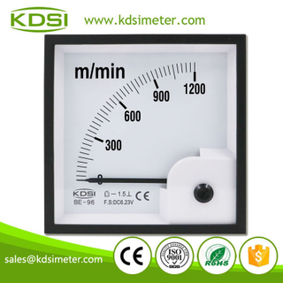 KDSI Electronic Apparatus BE-96 DC6.23V 1200m/min Analog Voltage Panel RPM Meter For Car