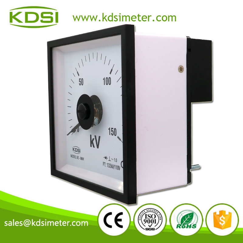 Hot Sales BE-96W AC150kV 132kV/110V Wide Angle Analog Panel AC Kilo Voltmeter