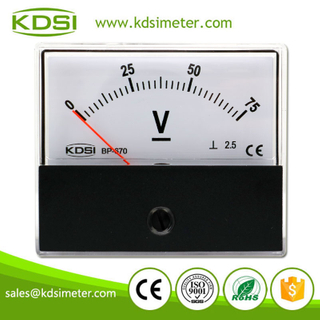 High Quality BP-670 DC75V Direct Analog DC Panel Small Voltmeter