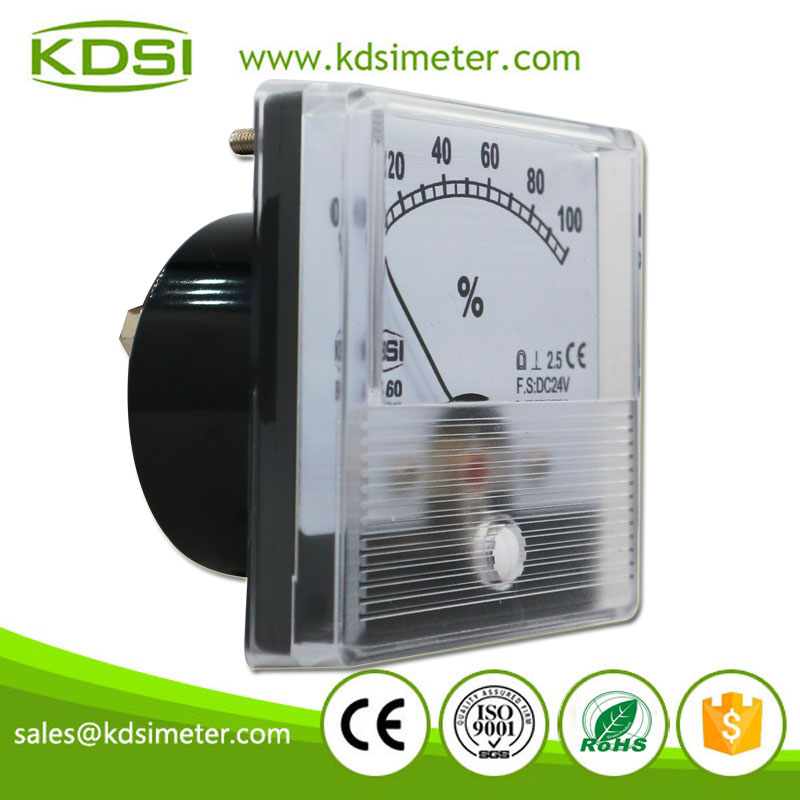 Factory Direct Sales BP-60N DC24V 100% DC Analog Voltage Load Panel Meter