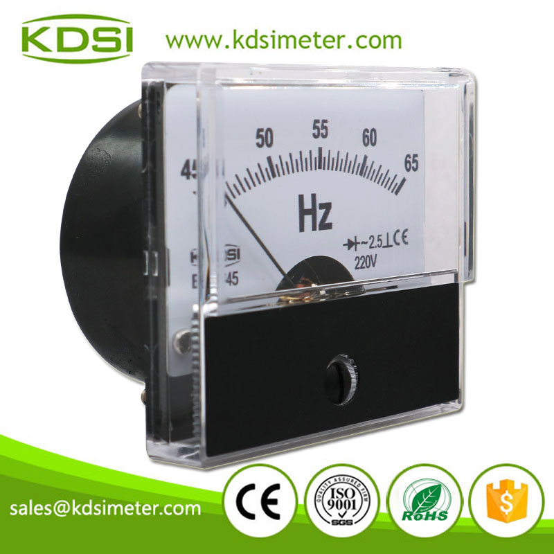 Easy Installation BP-45 45-65Hz 220V Analog Voltage Panel Frequency Meter
