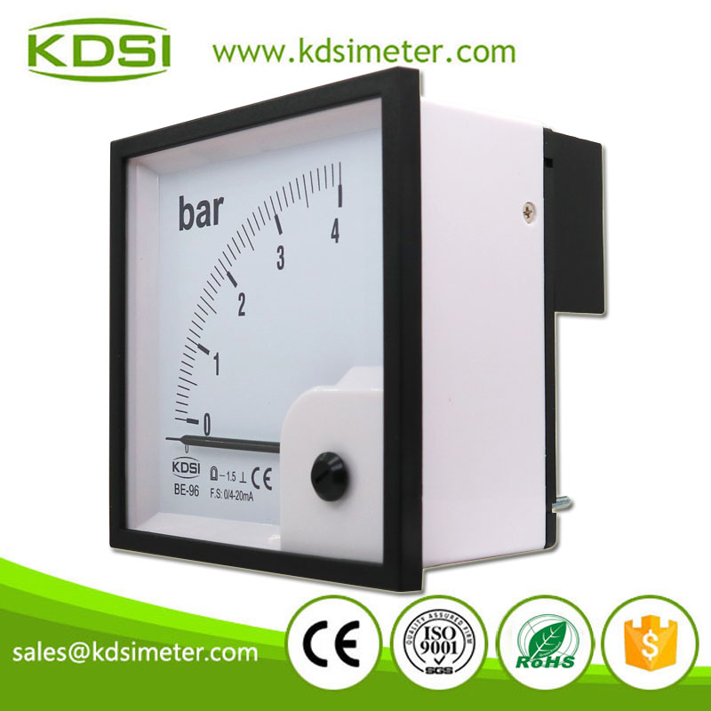 Factory Direct Sales BE-96 DC4-20mA 4bar DC Analog Amp Pressure Panel Meter