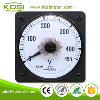 Original Manufacturer High Quality LS-80 AC450V Wide Angle Mini Analog AC Panel Mount Voltmeter