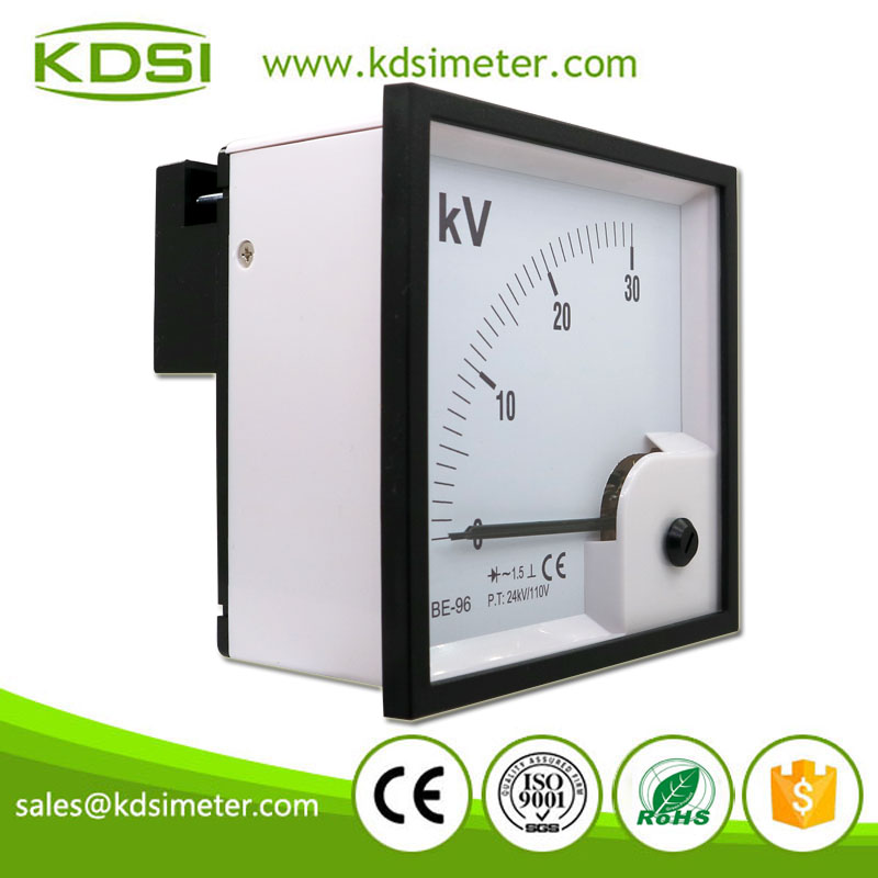 Hot Sales BE-96 AC30kV 24kV/110V Rectifier Analog AC Panel Voltmeter