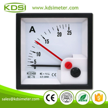 High Quality BE-72 AC25/5A no overscale Double Pointer Analog AC Panel Amp Current Meter
