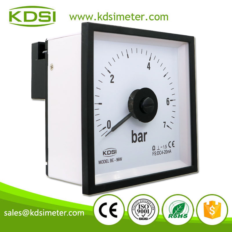 Portable Precise BE-96W DC4-20mA 7bar Wide Panel Mount Pressure indicator