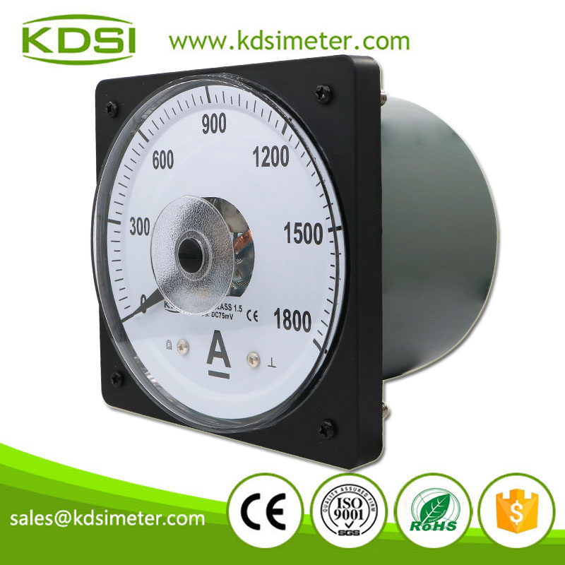 CE Certificate LS-110 DC75mV 1800A Wide Angle DC Analog Panel Volt Ampere Meter