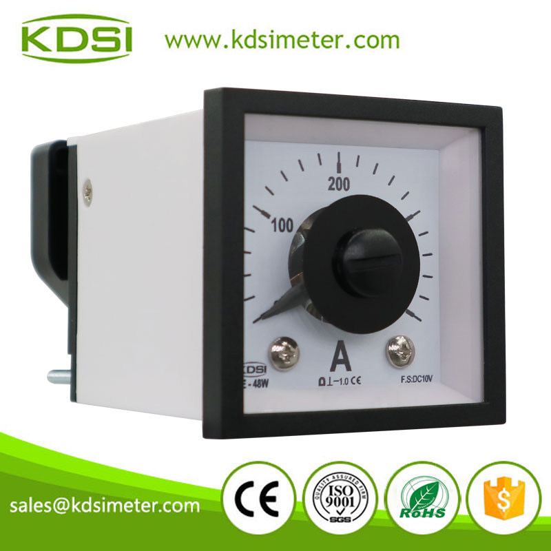 30 Years Professional Manufacturer BE-48W DC10V 400A Wide Angle DC Analog Panel Volt Ampere Meter