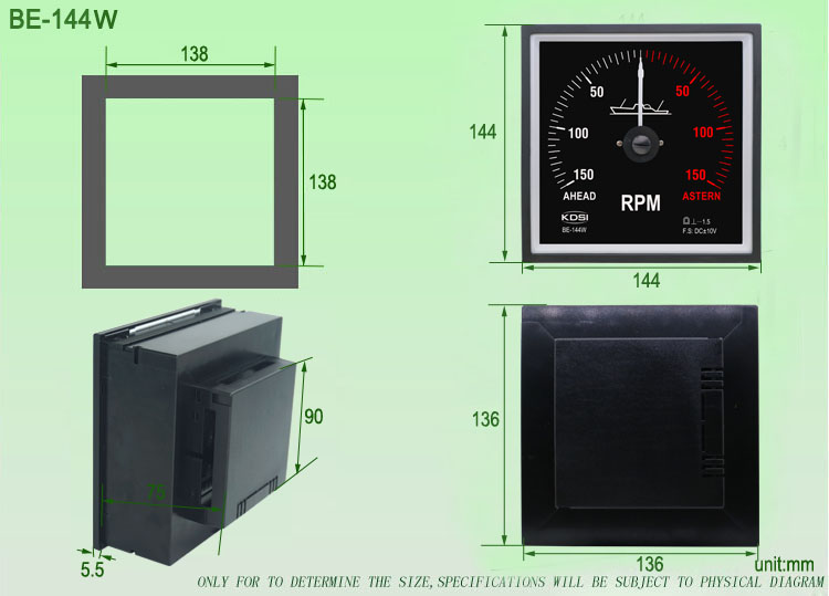 BE-144W drawing BE-144W drawing
