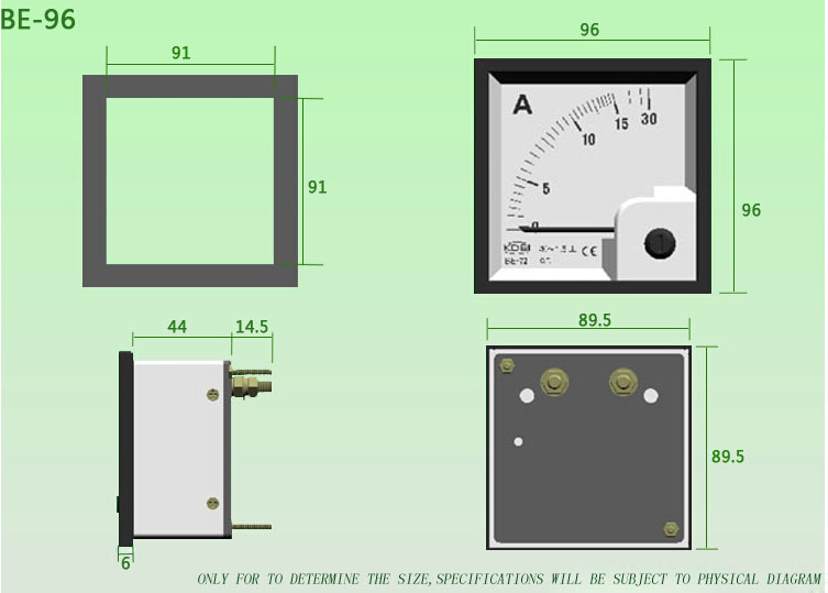 BE-96dimensioned drawing BE-96dimensioned drawing
