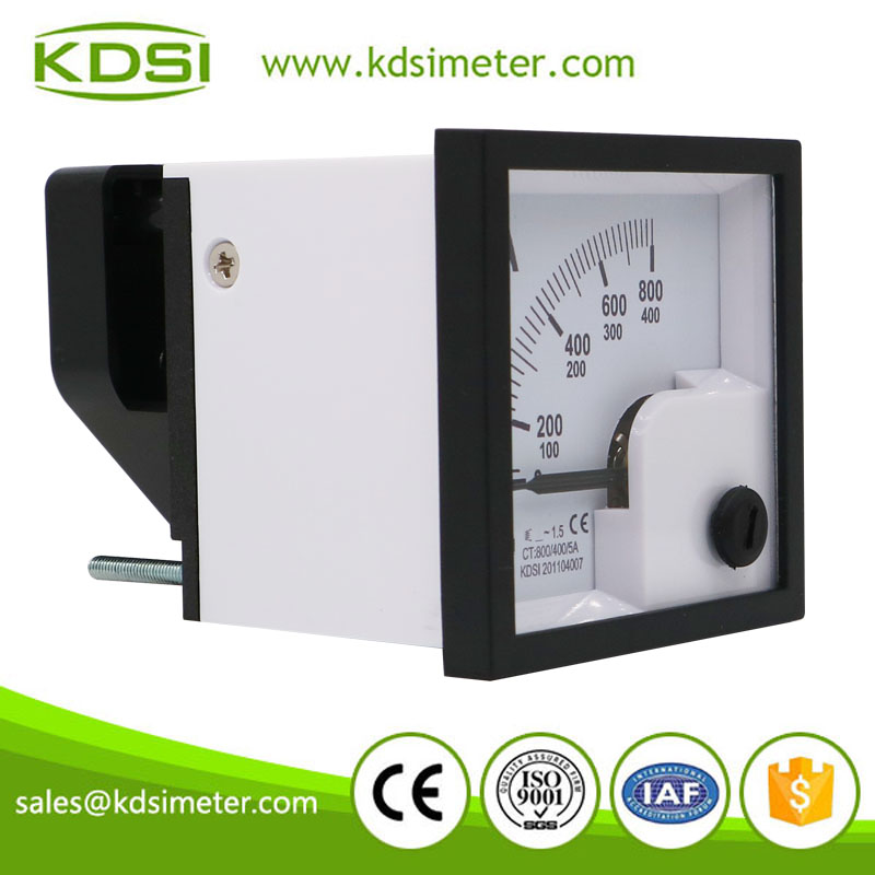 Safe to operate BE-48 AC800/400/5A ac panel small ammeter