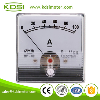 High quality BP-60N DC75mV 100A dc analog voltage and current meter panel meter