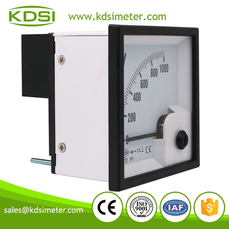 CE Approved BE72 AC1000V rectifier analog panel ac voltmeter Buy