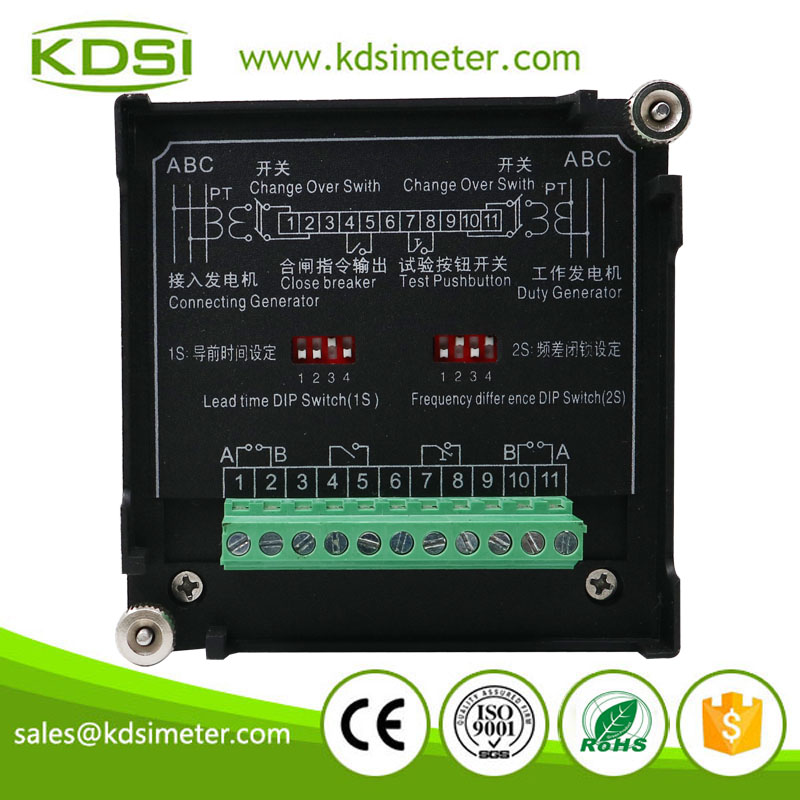 High Quality Generator F96-SM 110V Sync Pulse Type Panel LED Synchroscope Meter