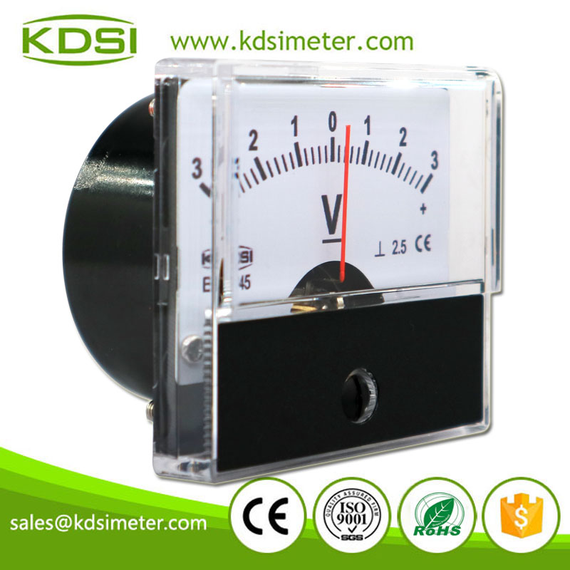 Hot Sales BP-45 DC+-3V Analog DC Super-mini Panel Volt Meter
