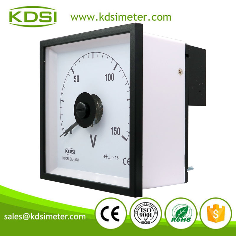 High Quality BE-96W AC150V Wide Angle Analog AC Voltage Meter
