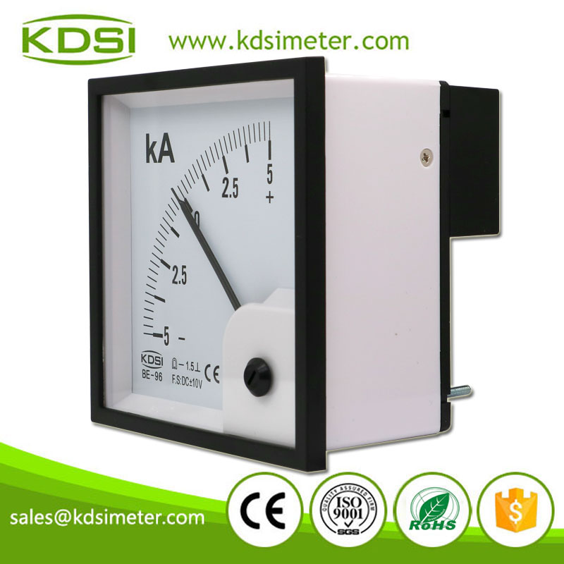 CE Certificate BE-96 DC+-10V +-5kA Analog Panel DC High Precision Ammeter