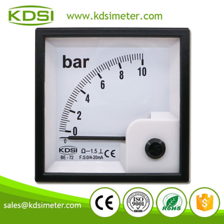 Hot Sales BE-72 DC4-20mA 10bar Analog Amp Panel Pressure Meter