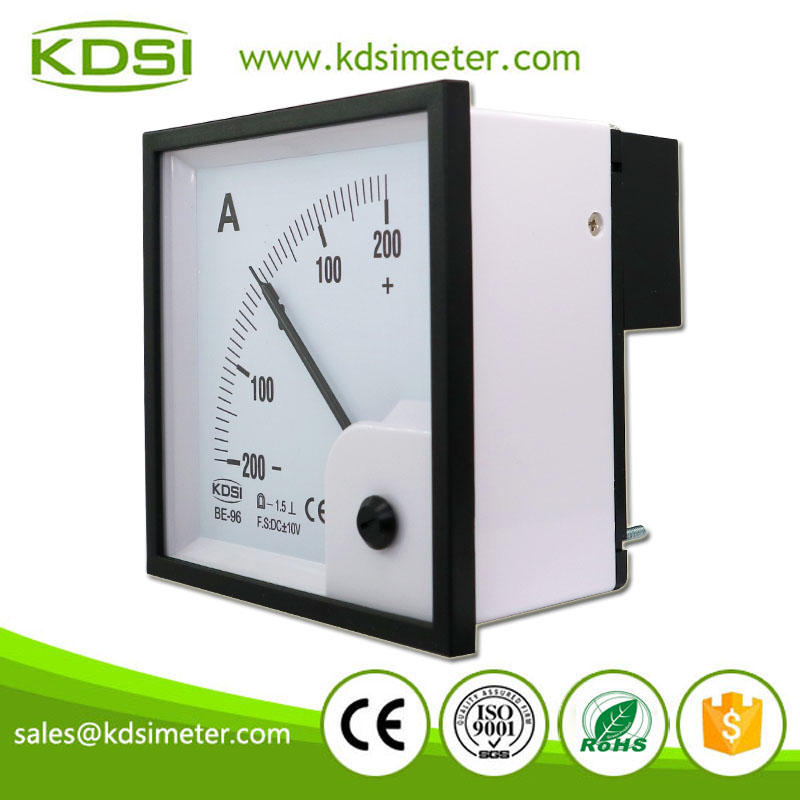 New Hot Sale Smart BE-96 DC+-10V 200A Analog Panel DC Amp Meter