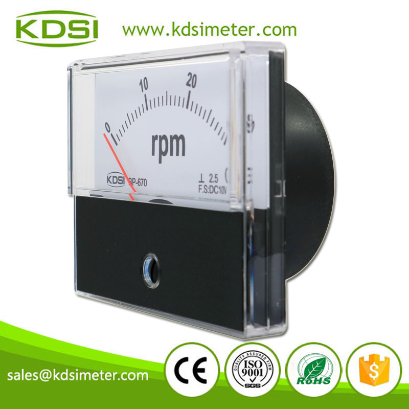 New Design BP-670 DC10V 30RPM Analog DC Voltage RPM Panel Meter